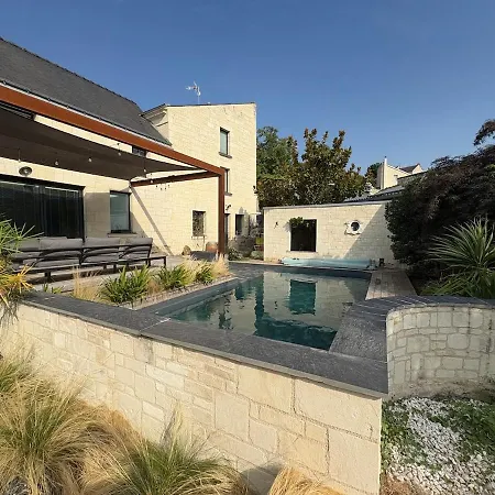 Charmante Maison Avec Piscine בית נופש *